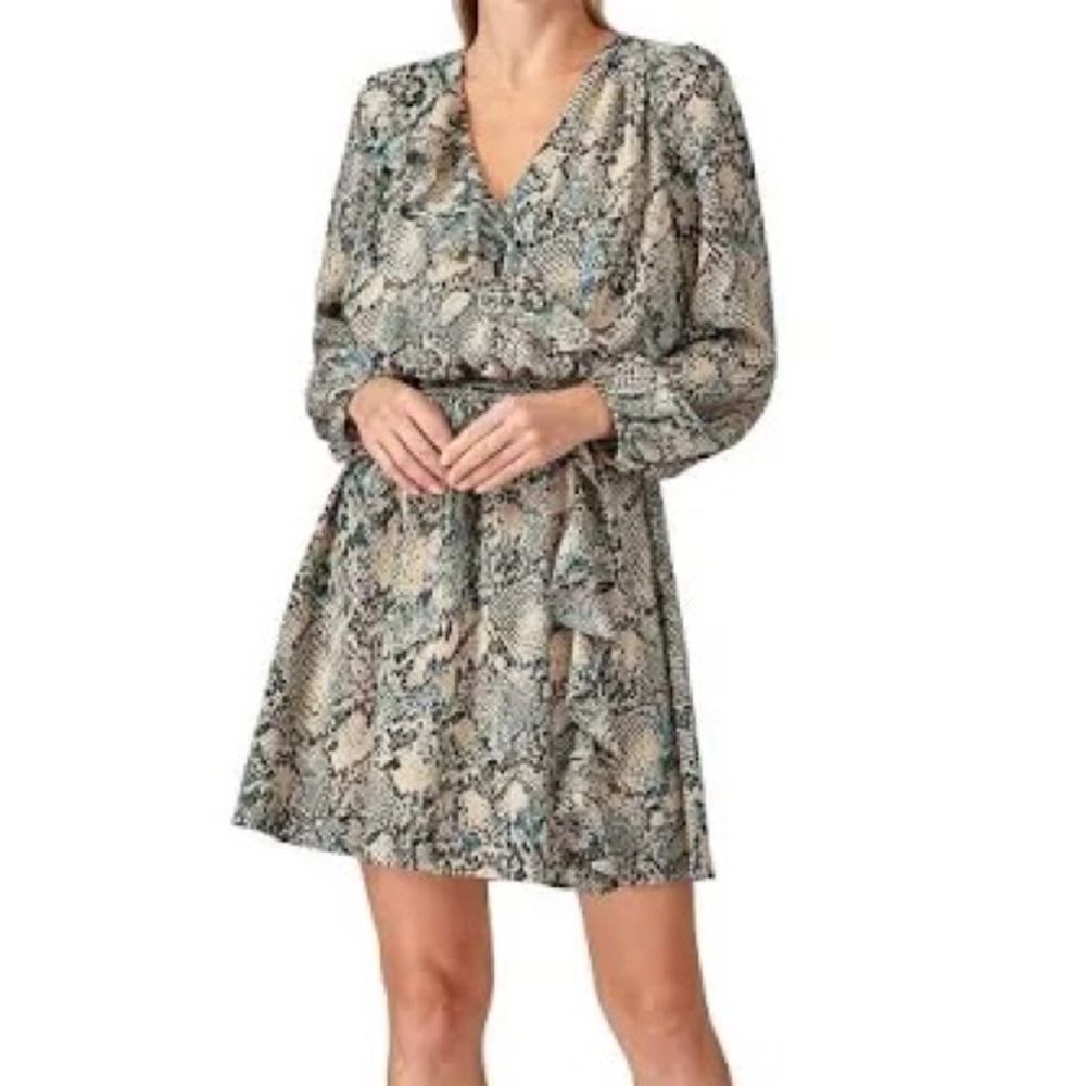 NWOT Slate & Willow Multi Color Animal Print Dress - Size XS